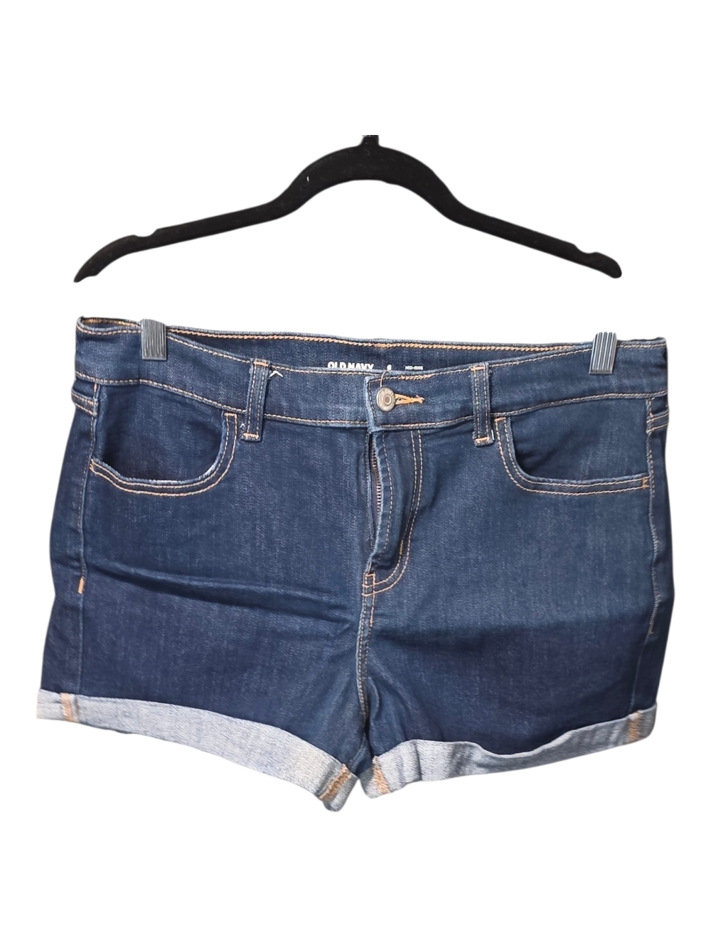 Old Navy Dark Blue Denim Roll Cuff Jean Shorts